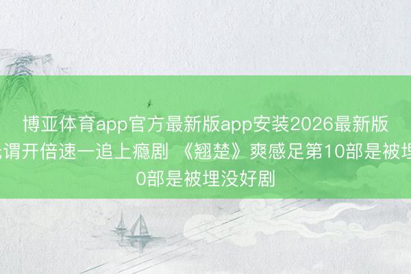 博亚体育app官方最新版app安装2026最新版 10部无谓开倍速一追上瘾剧 《翘楚》爽感足第10部是被埋没好剧